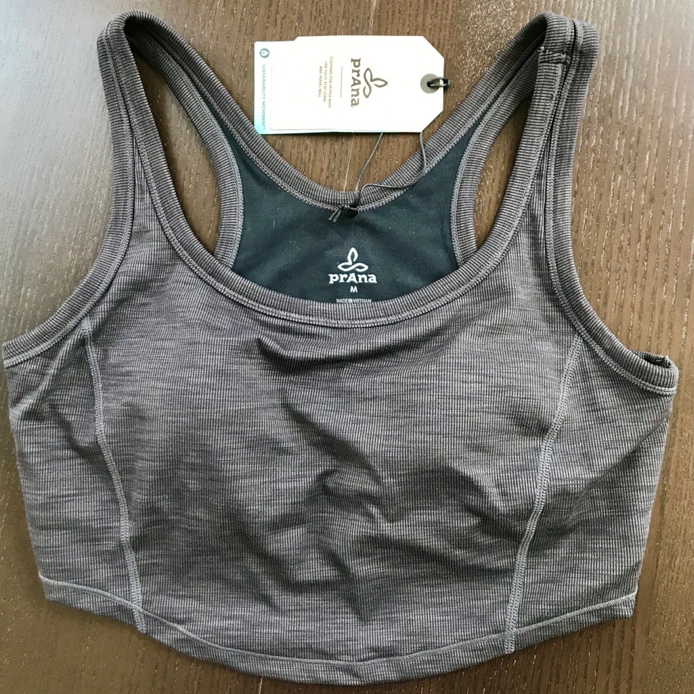 Prana sports bra/cropped top. Brand new with tags.